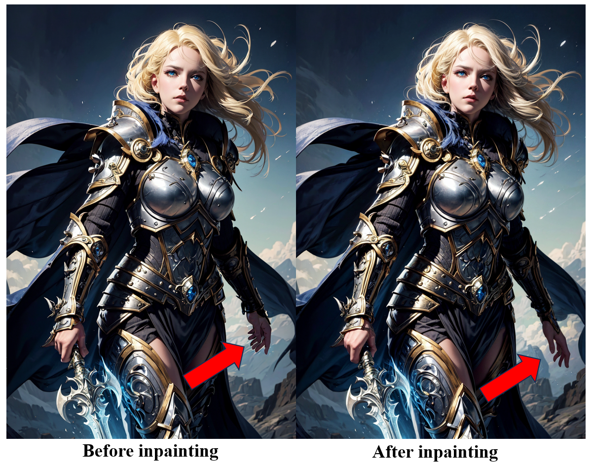 Effect of Inpainting